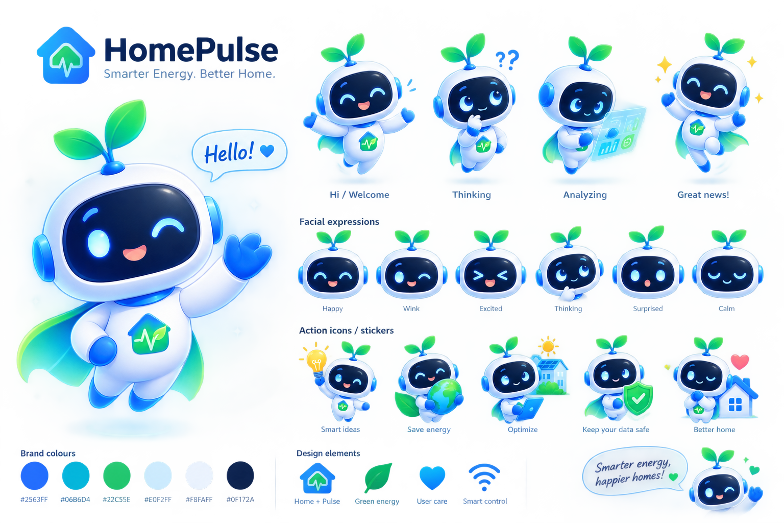 HomePulse AI mascot